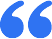 Testimonial quotation icon